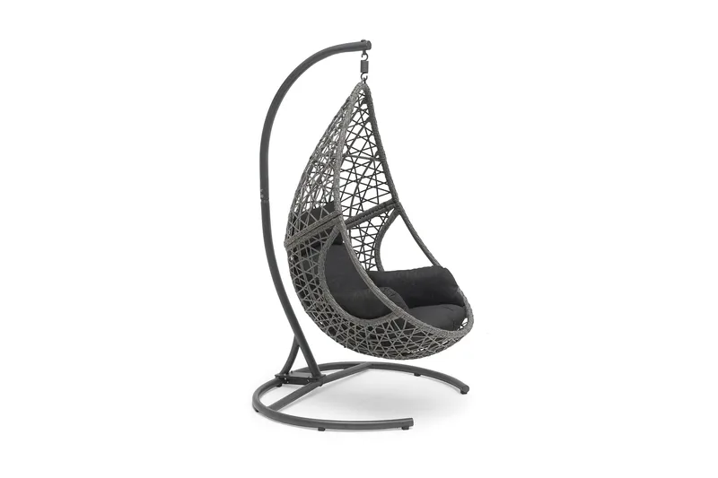 Hillerstorp Droppen hengestol utendørs 120x125 cm - Svart/hvit - Hagemøbler - Stoler & Lenestoler - Hengestoler
