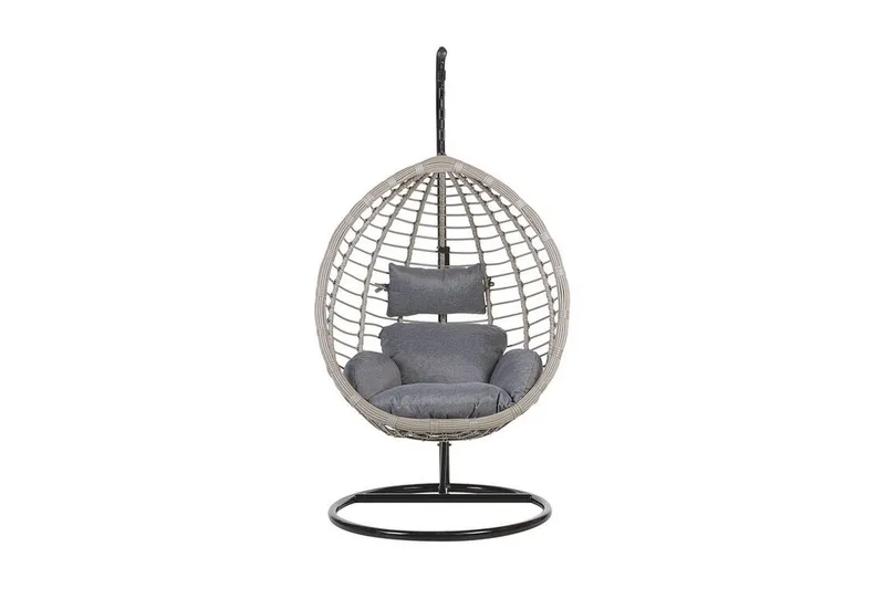 Parylak Hengestol med Stativ - Grå - Hagemøbler - Stoler & Lenestoler - Hengestoler