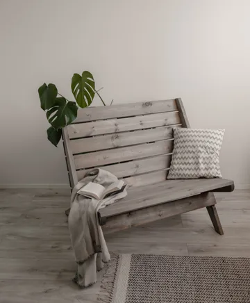Hillerstorp EcoFurn utestol Granny Double furu oljet grå - Grå - Hagemøbler - Stoler & Lenestoler - Utelenestoler