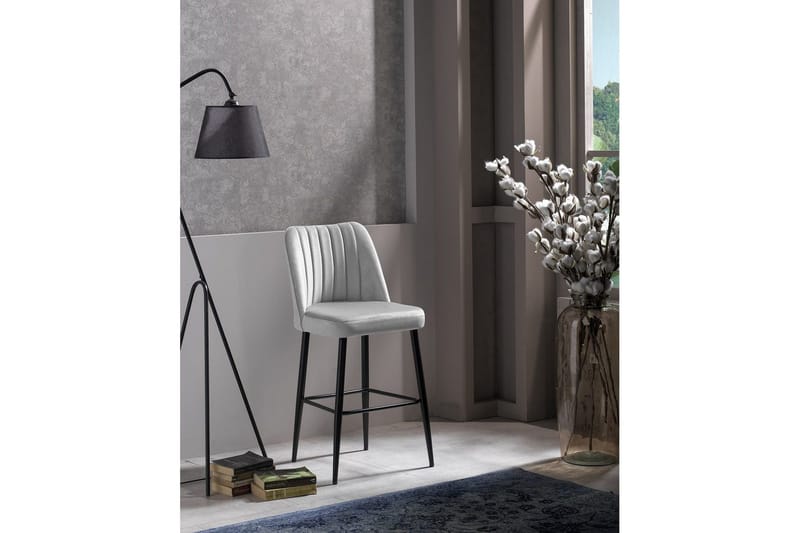 Huddy Barstol Utomhus 99 cm - Krem/Sort - Husholdning - Bar & vin - Barmøbler