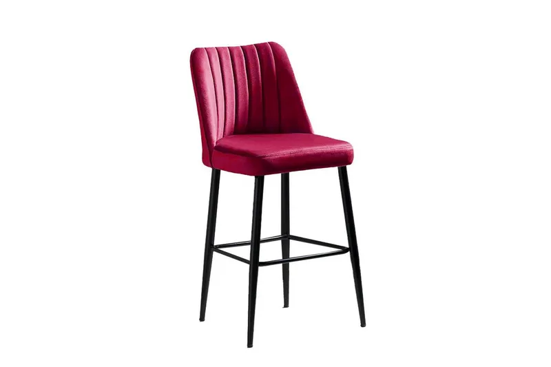 Huddy Barstol Utomhus 99 cm - Rød/Sort - Hagemøbler - Stoler & Lenestoler - Barstol