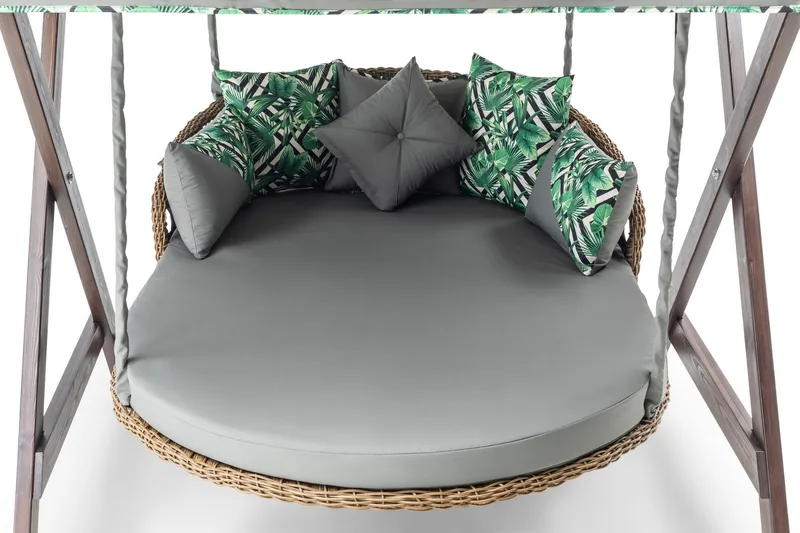 Hux Hengestol 188x140 cm - Grå - Hagemøbler - Stoler & Lenestoler - Hengestoler