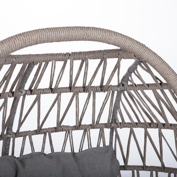 Hvilestol HOME4YOU Cassia Swivel 85x85x151 cm Grå - grå - Hagemøbler - Stoler & Lenestoler - Utelenestoler