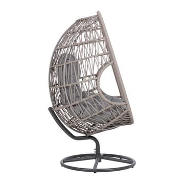 Hvilestol HOME4YOU Cassia Swivel 85x85x151 cm Grå - grå - Hagemøbler - Stoler & Lenestoler - Utelenestoler