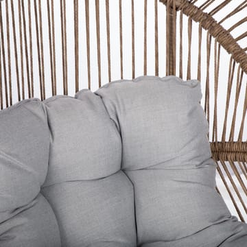 Hvilestol HOME4YOU Dorian swivel 89x95x154 cm lysebrun - Lysebrun - Hagemøbler - Stoler & Lenestoler - Utelenestoler