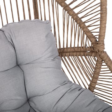 Hvilestol HOME4YOU Dorian swivel 89x95x154 cm lysebrun - Lysebrun - Hagemøbler - Stoler & Lenestoler - Utelenestoler