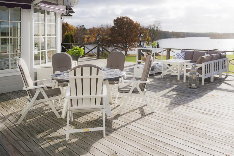 Justerbar lenestol Hillerstorp Läckö - Hvit - Hagemøbler - Stoler & Lenestoler - Posisjonsstol