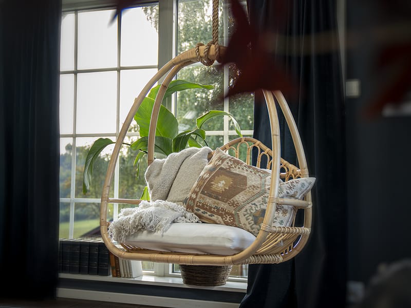 Kurbstol Hillerstorp Alva - Natur - Hagemøbler - Stoler & Lenestoler - Hengestoler