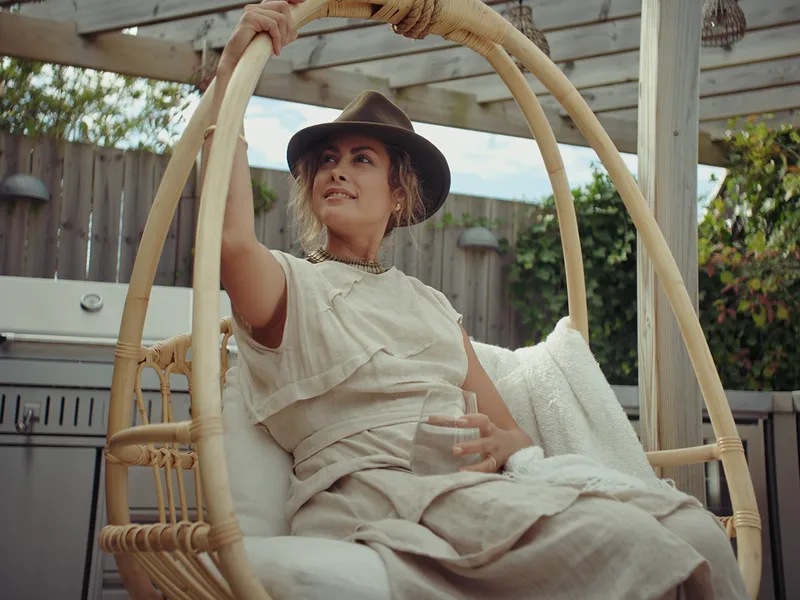 Kurbstol Hillerstorp Alva - Natur - Hagemøbler - Stoler & Lenestoler - Hengestoler