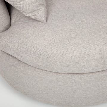 Lenestol HOME4YOU Fluffy svingbar 110x105x65/86 cm Lys grå - Lys grå - Hagemøbler - Stoler & Lenestoler - Utelenestoler
