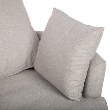 Lenestol HOME4YOU Fluffy svingbar 110x105x65/86 cm Lys grå - Lys grå - Hagemøbler - Stoler & Lenestoler - Utelenestoler