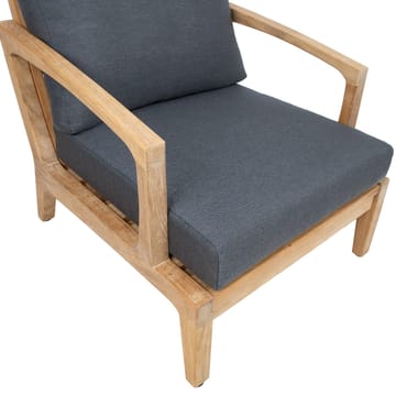 Lenestol HOME4YOU Maldive teak - brun - Hagemøbler - Stoler & Lenestoler - Utelenestoler