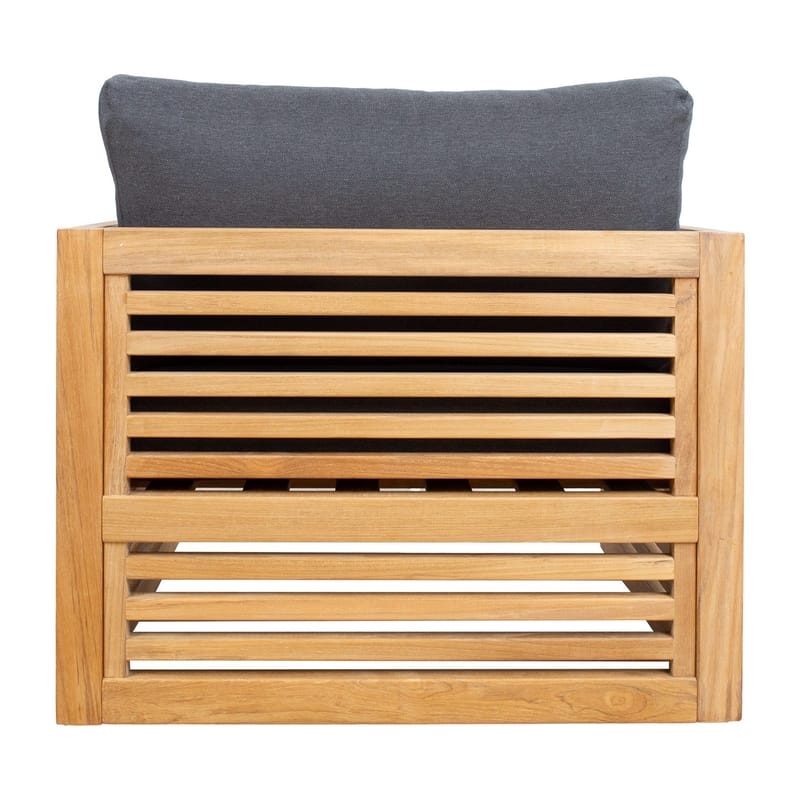 Lenestol HOME4YOU Serenity - brun - Hagemøbler - Stoler & Lenestoler - Utelenestoler