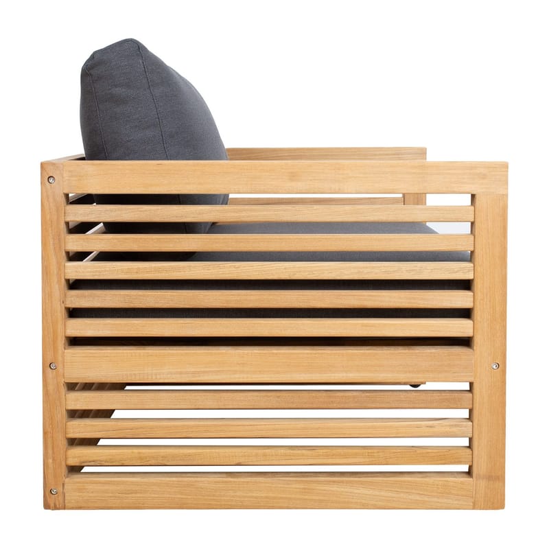 Lenestol HOME4YOU Serenity - brun - Hagemøbler - Stoler & Lenestoler - Utelenestoler