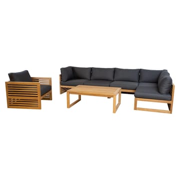 Lenestol HOME4YOU Serenity - brun - Hagemøbler - Stoler & Lenestoler - Utelenestoler