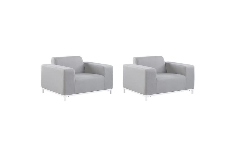 Lenestol sett på 2 Rovigo, Lysegrå, Hvit, Lysegrå, hvit