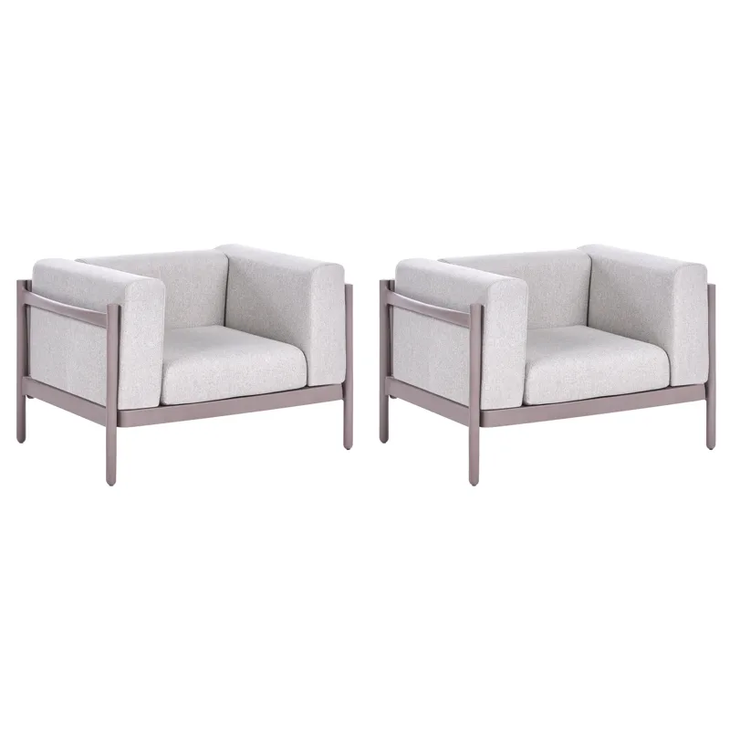 Lenestol utendørs Ferretti, Grå/Beige
