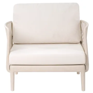Lenestol utendørs Saturnia - Beige - Hagemøbler - Stoler & Lenestoler - Utelenestoler