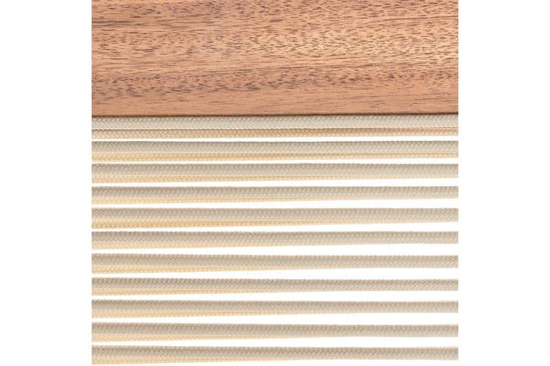Lenestol Prossedi Beige/lyst tre - Beige/lyst tre - Hagemøbler - Stoler & Lenestoler - Solseng & solvogner