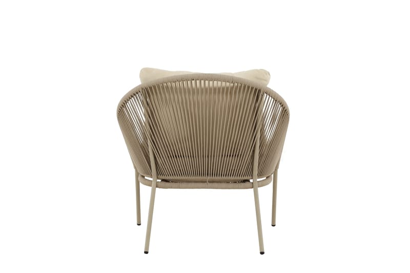 Lindos Utestol - Beige - Hagemøbler - Stoler & Lenestoler - Utelenestoler
