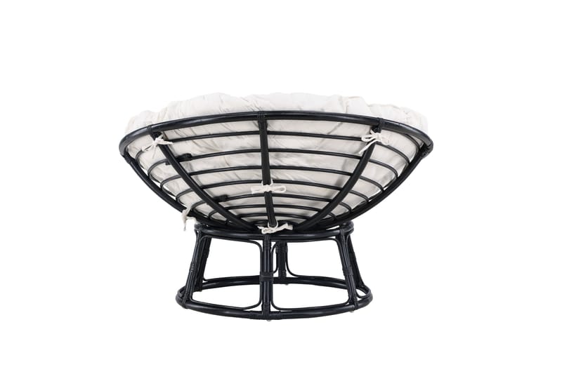 Loungestol Bonnie Svart/Hvit - Hagemøbler - Stoler & Lenestoler - Utelenestoler