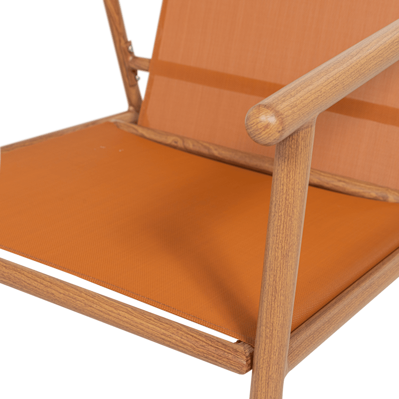 Loungestol Cavero 87 cm utendørs - Terra - Hagemøbler - Stoler & Lenestoler - Utelenestoler