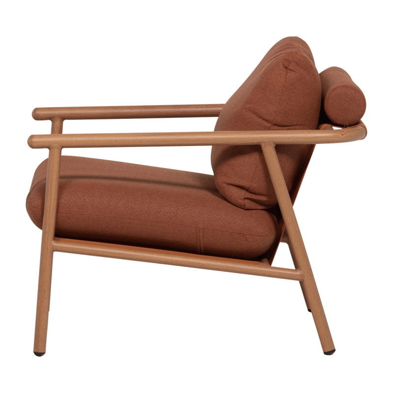 Loungestol Cavero 87 cm utendørs - Terra - Hagemøbler - Stoler & Lenestoler - Utelenestoler