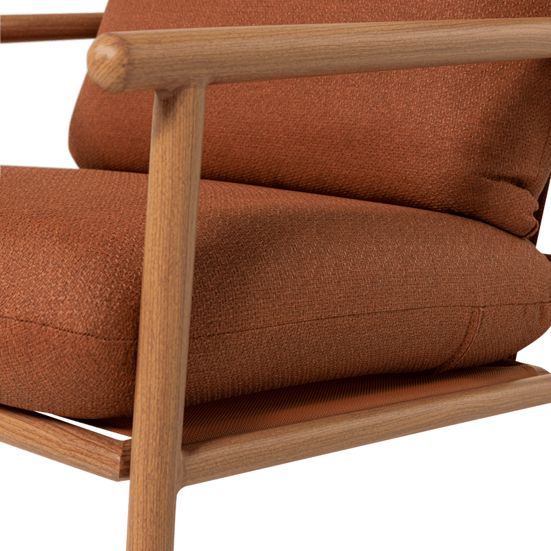 Loungestol Cavero 87 cm utendørs - Terra - Hagemøbler - Stoler & Lenestoler - Utelenestoler