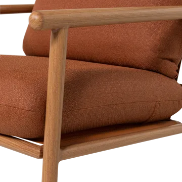Loungestol Cavero 87 cm utendørs - Terra - Hagemøbler - Stoler & Lenestoler - Utelenestoler