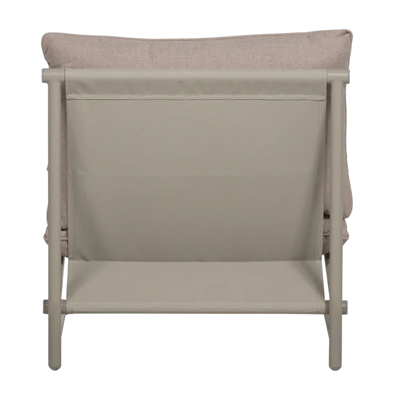Loungestol Elvo 82 cm utendørs - Sand - Hagemøbler - Stoler & Lenestoler - Utelenestoler