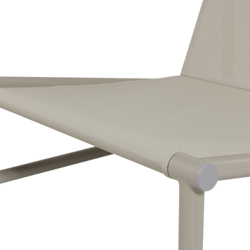 Loungestol Elvo 82 cm utendørs - Sand/Hvit - Hagemøbler - Stoler & Lenestoler - Utelenestoler