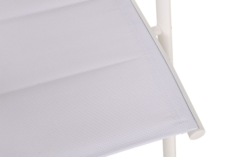 Maggie Polstret Regulerbar Stol Utendørs - Hvit - Hagemøbler - Stoler & Lenestoler - Posisjonsstol