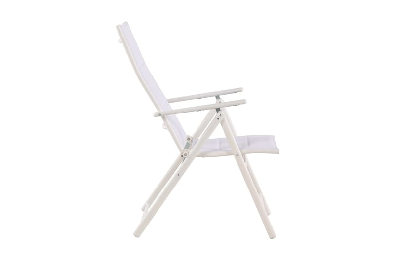 Maggie Polstret Regulerbar Stol Utendørs - Hvit - Hagemøbler - Stoler & Lenestoler - Posisjonsstol