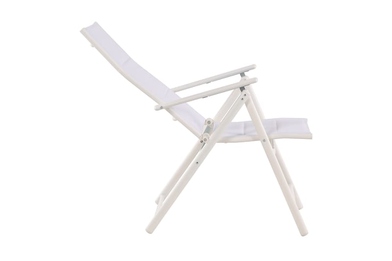 Maggie Polstret Regulerbar Stol Utendørs - Hvit - Hagemøbler - Stoler & Lenestoler - Posisjonsstol