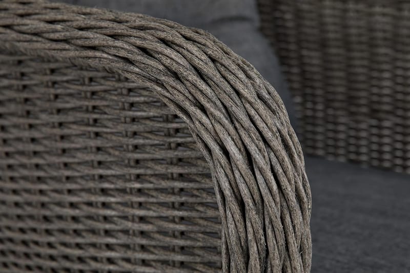 Marcus lenestol m pute - Grå - Hagemøbler - Stoler & Lenestoler - Utelenestoler