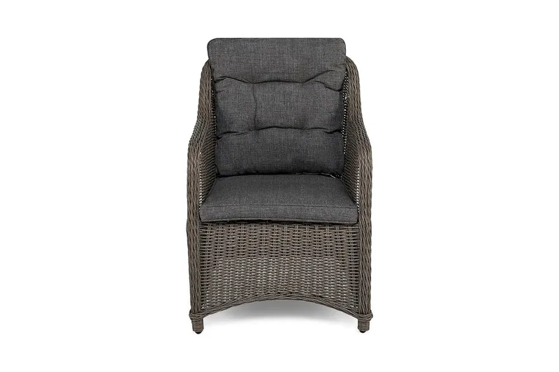 Marcus lenestol m pute - Grå - Hagemøbler - Stoler & Lenestoler - Utelenestoler