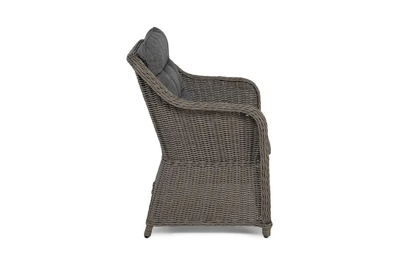 Marcus lenestol m pute - Grå - Hagemøbler - Stoler & Lenestoler - Utelenestoler