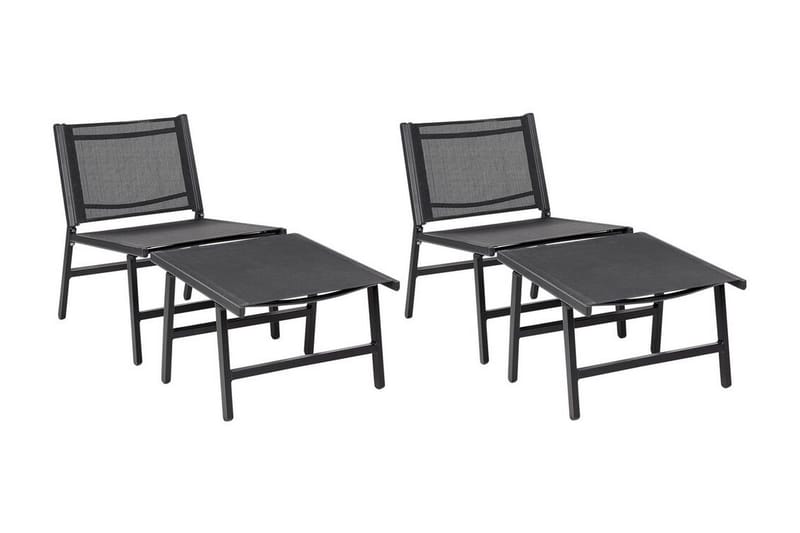 Montmagny Solstol 54x60 cm - Svart - Hagemøbler - Stoler & Lenestoler - Solstoler