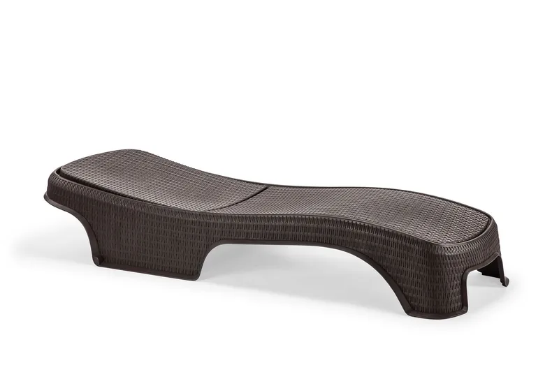 Muneo Solseng 197 cm - Mørk brun - Hagemøbler - Stoler & Lenestoler - Solseng & solvogner