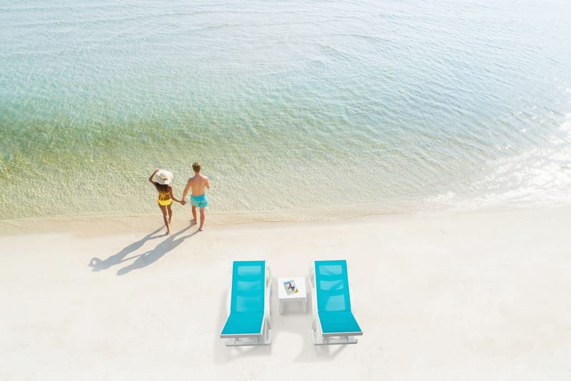 Muneo Solseng 209 cm - Hvit / antrasitt - Hagemøbler - Stoler & Lenestoler - Solseng & solvogner