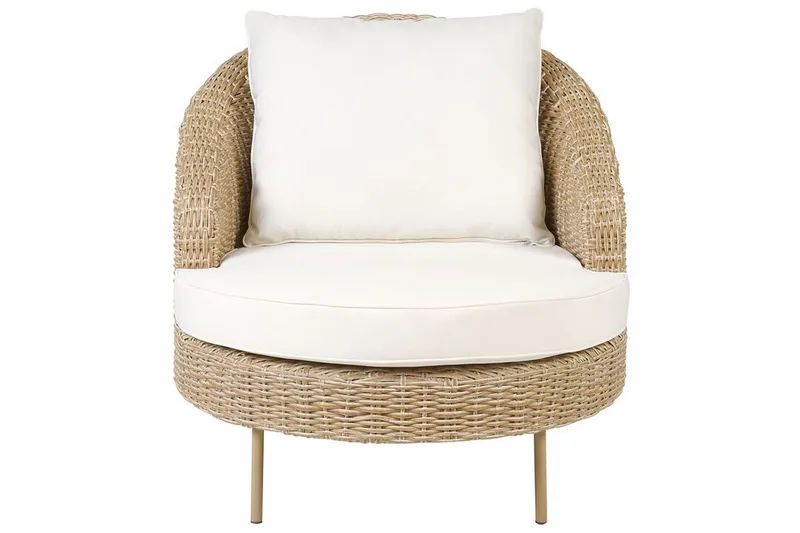 Napa Utelenestol - Natur/Beige/Hvit - Hagemøbler - Stoler & Lenestoler - Utelenestoler