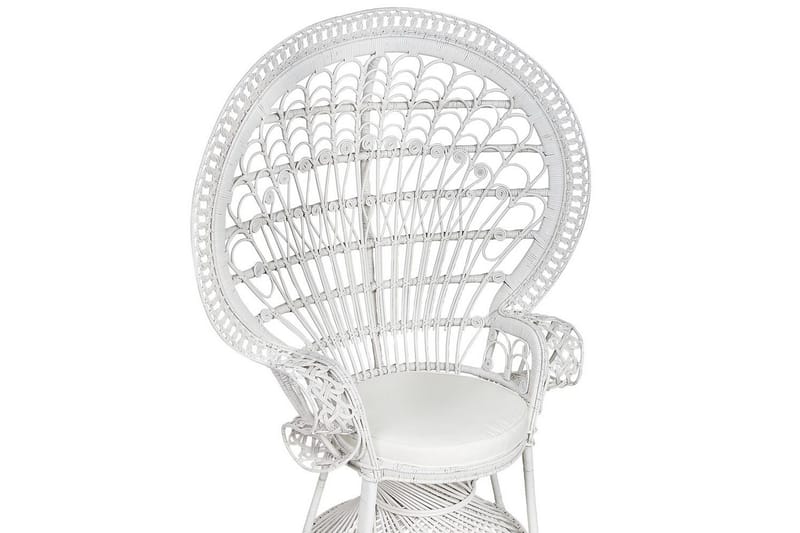 Påfuglstol Emmanuelle - Hvit - Hagemøbler - Stoler & Lenestoler - Utelenestoler