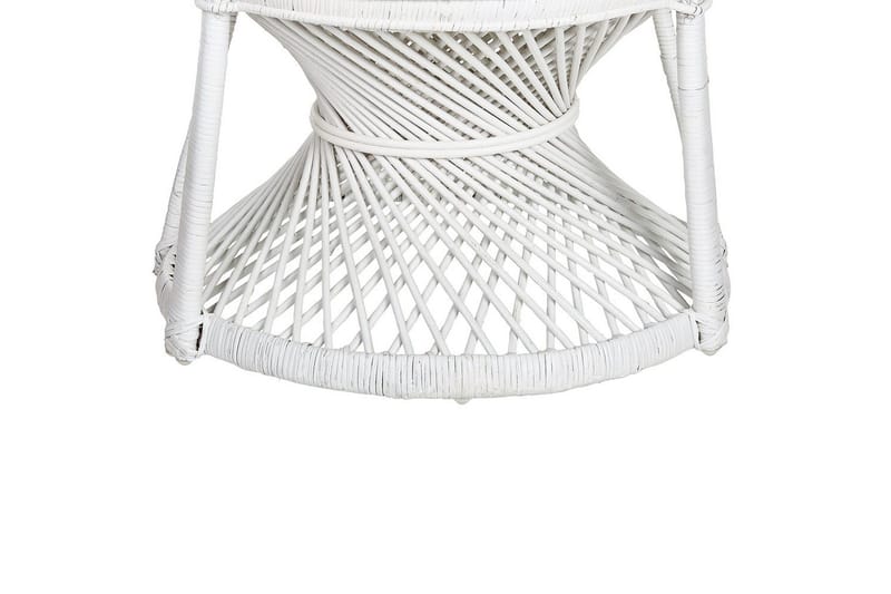 Påfuglstol Emmanuelle - Hvit - Hagemøbler - Stoler & Lenestoler - Utelenestoler