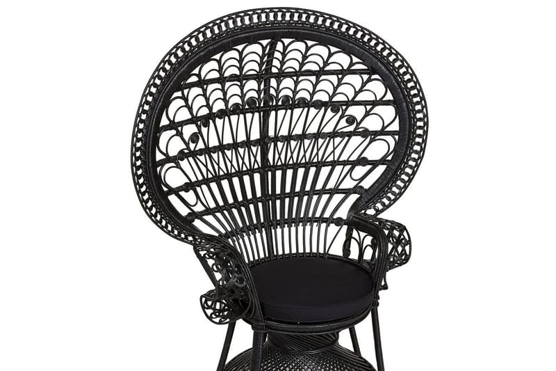 Påfuglstol Emmanuelle - Svart - Hagemøbler - Stoler & Lenestoler - Utelenestoler