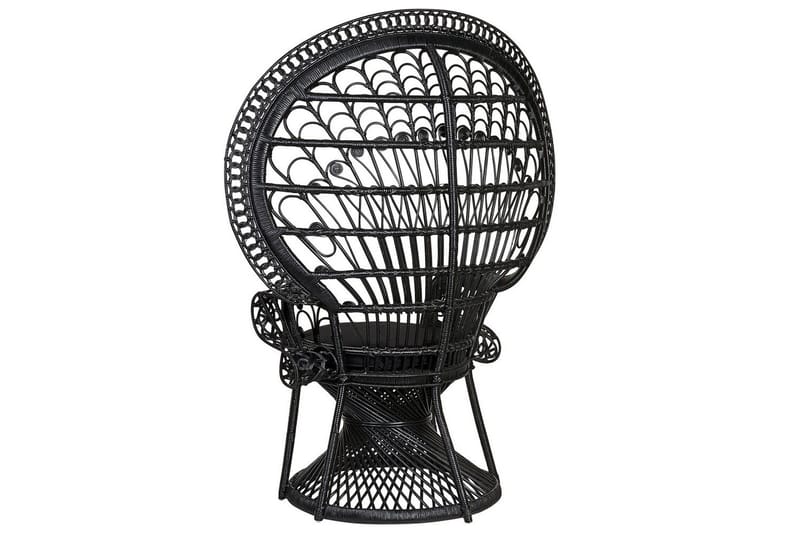 Påfuglstol Emmanuelle - Svart - Hagemøbler - Stoler & Lenestoler - Utelenestoler