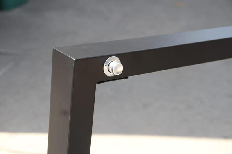 Palermo Lenestol 3-pos sammenleggbar - Svart - Hagemøbler - Stoler & Lenestoler - Posisjonsstol