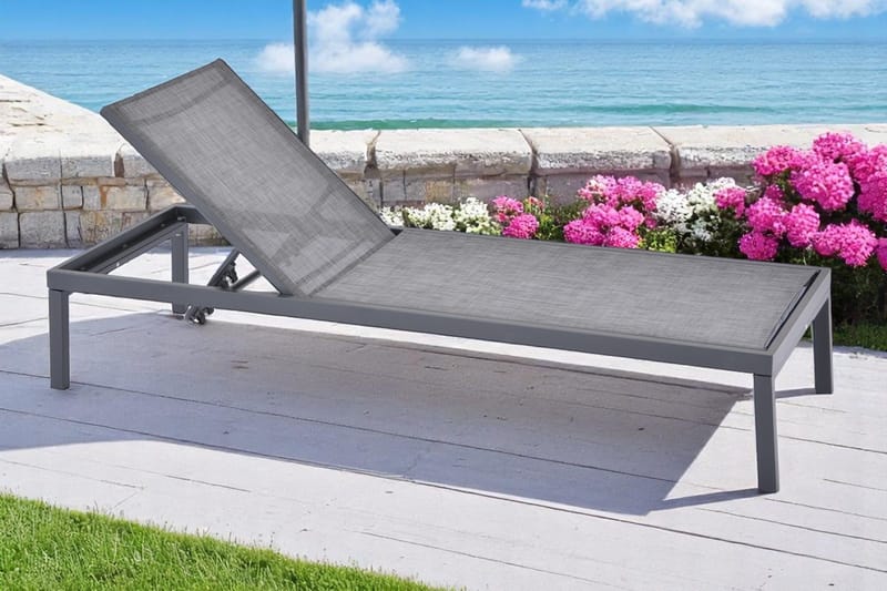 Palermo Solseng - Svart - Hagemøbler - Stoler & Lenestoler - Solstoler