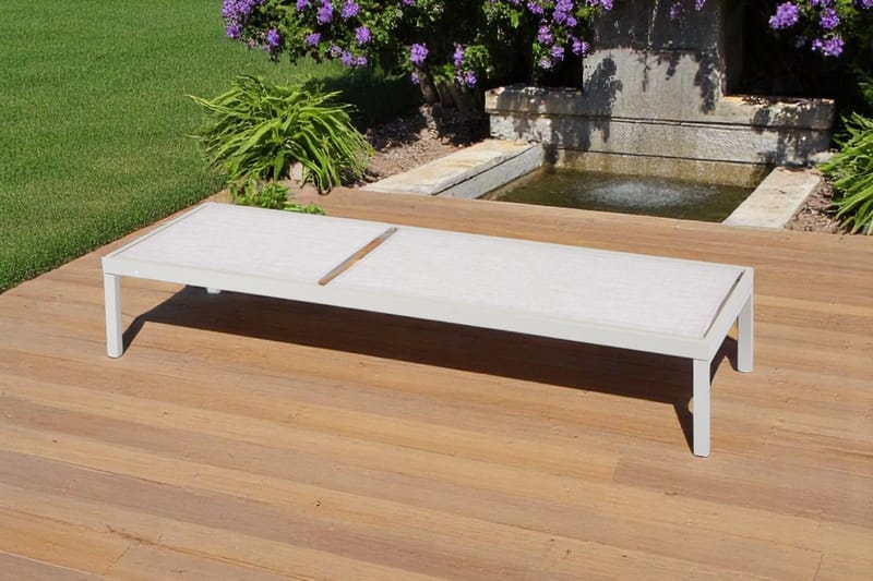 Palermo Solseng Utendørs - Beige - Hagemøbler - Stoler & Lenestoler - Solstoler