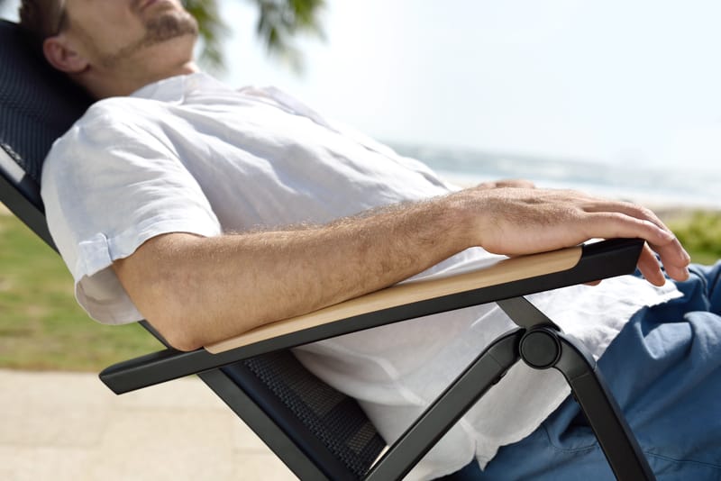 Panama Utestol Justerbar stol - Svart - Hagemøbler - Stoler & Lenestoler - Posisjonsstol