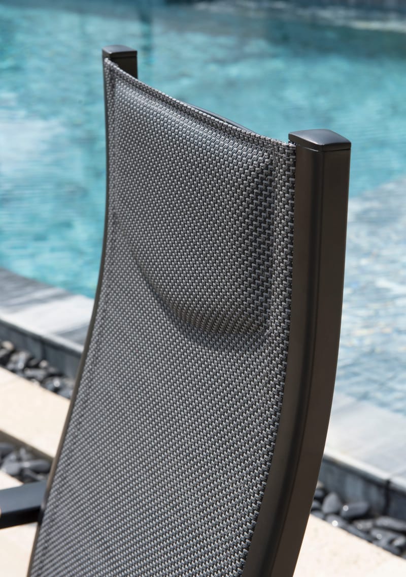 Panama Utestol Justerbar stol - Svart - Hagemøbler - Stoler & Lenestoler - Posisjonsstol